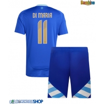 Maglie da calcio Argentina Angel Di Maria #11 Seconda Maglia Bambino Copa America 2024 Manica Corta (+ Pantaloni corti)